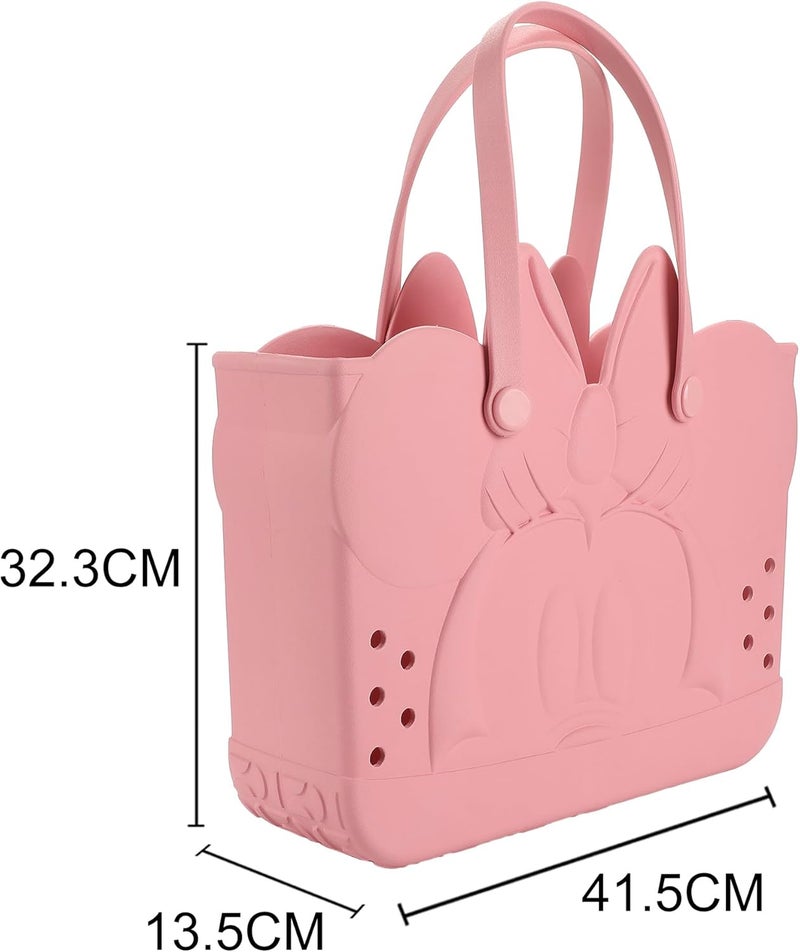 Bio World Mickey Mouse Classic 3D Face Adult Pink EVA Tote Bag - Image 3